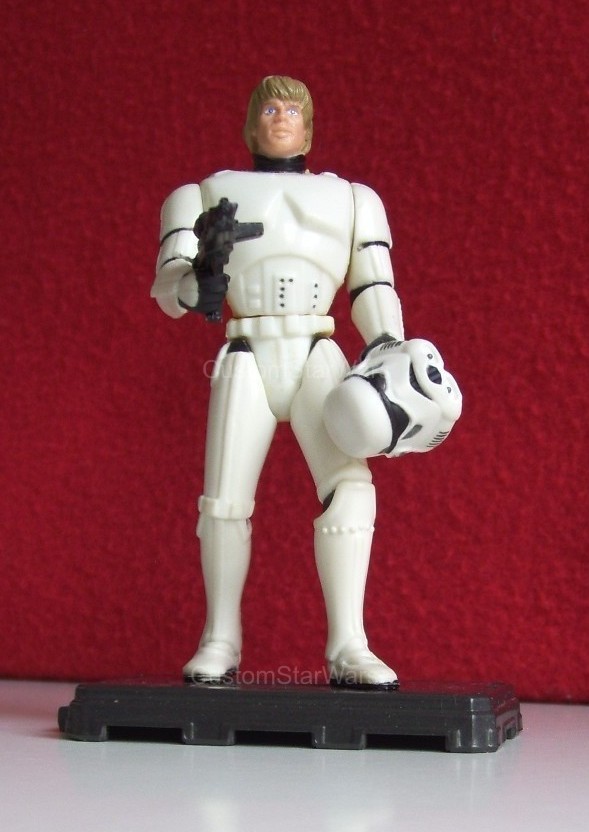 Custom Luke Skywalker figura rohamosztagos álruhában sisak nélkül