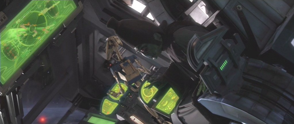 pilóta droid magnetizálja a sérülten zuhanó invisible handet